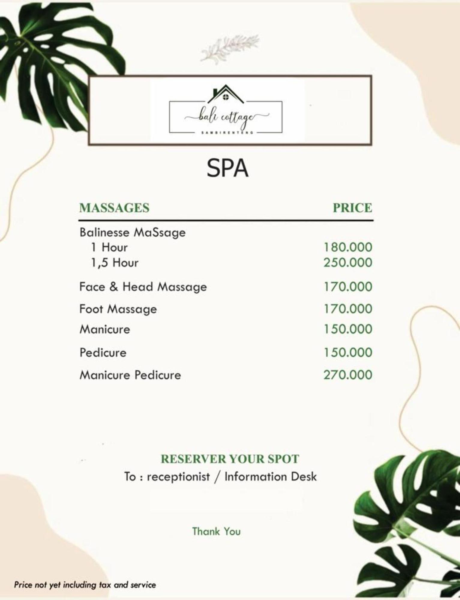 Pabean Buleleng Bali Cottage Sambirenteng מראה חיצוני תמונה